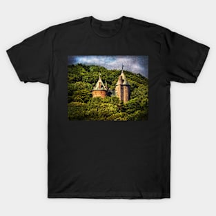 Castell Coch Rising Above The Forest, South Wales T-Shirt